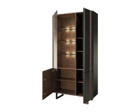 ISLA dual display cabinet with lighting, right, 102 cm