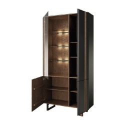 ISLA dual display cabinet with lighting, right, 102 cm