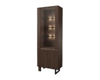 ISLA single display cabinet with lighting, left, 72 cm