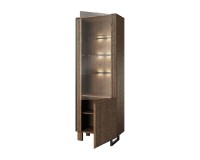 ISLA single display cabinet with lighting, left, 72 cm