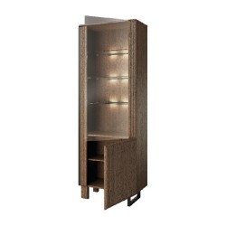 ISLA single display cabinet with lighting, left, 72 cm