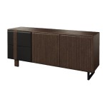 ISLA chest with three doors, left, 182 cm