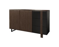 ISLA tall chest with three doors, right, 182 cm