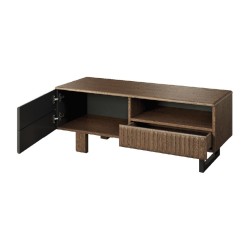 ISLA TV unit with a drawer and an open niche, left, 122 cm