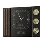 ISLA wall weather station with a clock, 58 cm