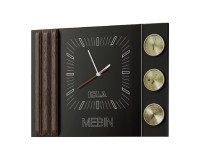 ISLA wall weather station with a clock, 58 cm