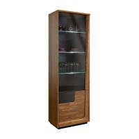 MAGANDA single display cabinet with lighting, right, 63 cm