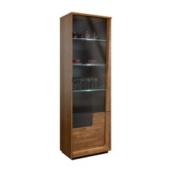 ויטרינה יחידה MAGANDA עם תאורה, ימנית, 63 ס