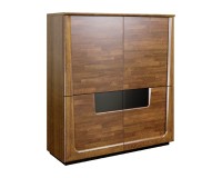 MAGANDA bar cabinet with four doors, 121 cm