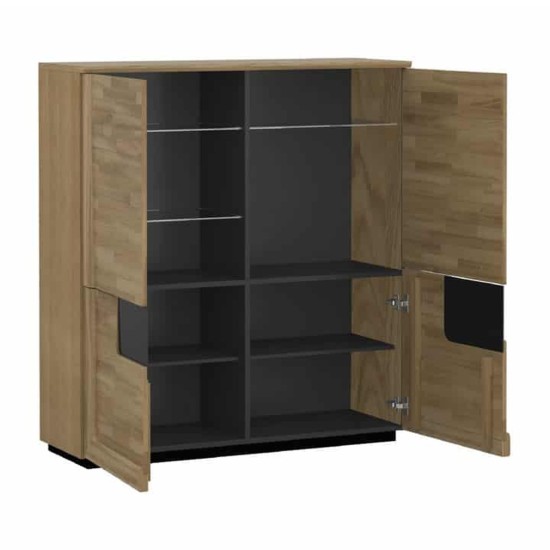 MAGANDA bar cabinet with four doors, 121 cm