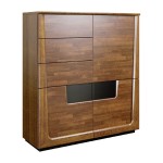 Шкаф барный MAGANDA с тремя ящиками, 121 см