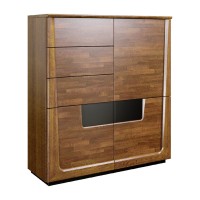 Шкаф барный MAGANDA с тремя ящиками, 121 см