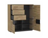 Шкаф барный MAGANDA с тремя ящиками, 121 см