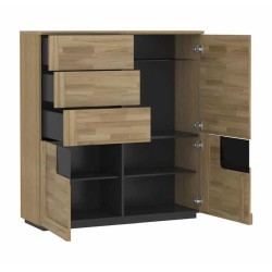 MAGANDA bar cabinet with three drawers, 121 cm