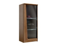 MAGANDA wall display cabinet with lighting, left, 43 cm