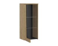 MAGANDA wall display cabinet with lighting, left, 43 cm