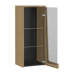 MAGANDA wall display cabinet with lighting, right, 43 cm