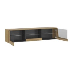 MAGANDA wall display cabinet with lighting, 182 cm