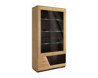 SMART double display cabinet with lighting, left, 102 cm
