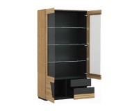 SMART double display cabinet with lighting, left, 102 cm