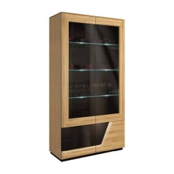 SMART double display cabinet with lighting, right, 102 cm