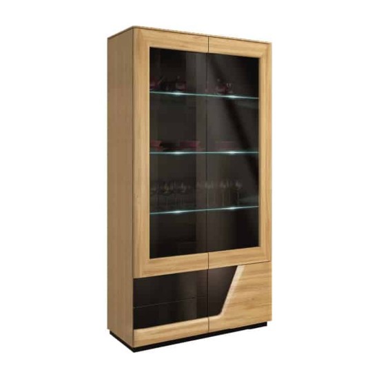 SMART double display cabinet with lighting, right, 102 cm