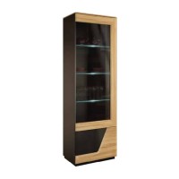 SMART single display cabinet with lighting, right, 61 cm