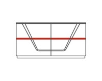 SMART chest with two doors, 122 cm