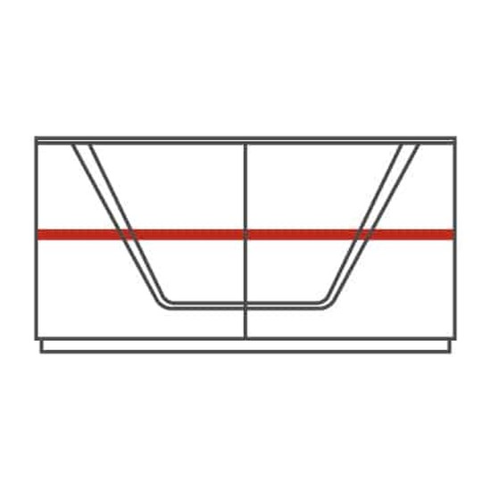 SMART chest with two doors, 122 cm