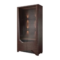 RIMINI double display cabinet with lighting, 101 cm