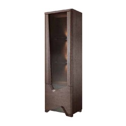 RIMINI single display cabinet with lighting, left, 61 cm