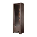 RIMINI single display cabinet with lighting, right, 61 cm