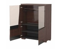 RIMINI bar cabinet with lighting, 101 cm