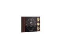 RIVA wall weather station with clock, 57 cm