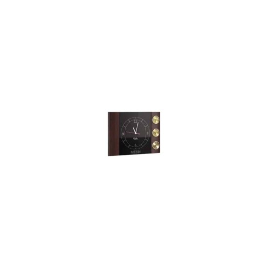 RIVA wall weather station with clock, 57 cm