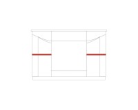 BARI electric fireplace, 130 cm