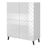 Shelving unit ABETO 100,5 cm, white matt