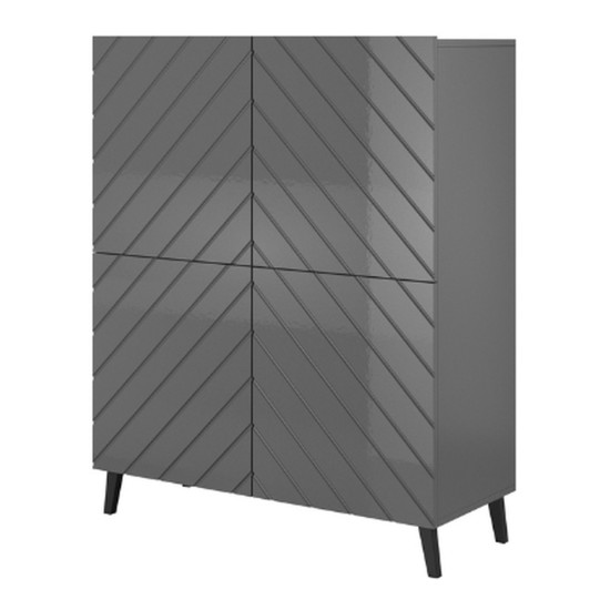 Shelving unit ABETO 100,5 cm, white matt