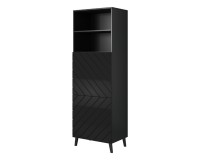 Display cabinet ABETO 60 cm, graphite matt