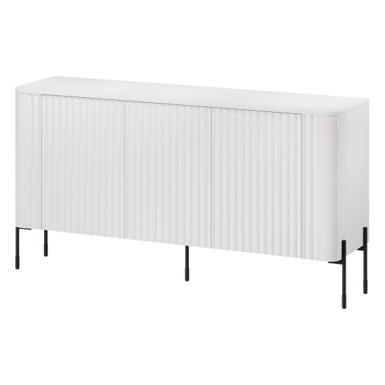 Chest of drawers VERA 150 cm, white matt