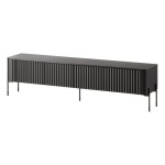 Tv unit VERA 190 cm, black matt