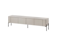 Tv unit VERA 190 cm, black matt