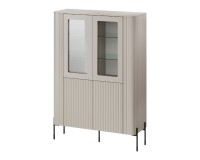 Display cabinet VERA 110 cm, black matt