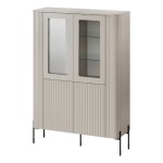 Display cabinet VERA 110 cm, cashmere matt