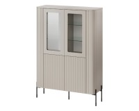 Display cabinet VERA 110 cm, cashmere matt