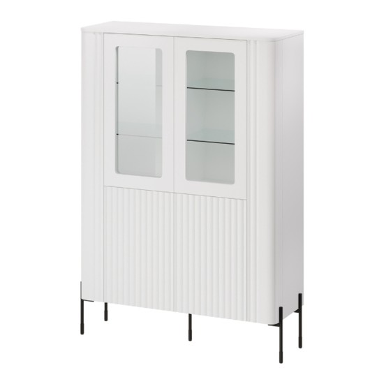Display cabinet VERA 110 cm, cashmere matt