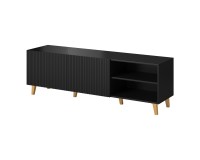 TV unit PAFOS 150 cm, black matt