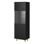 Display cabinet PAFOS 59,5 cm, black matt