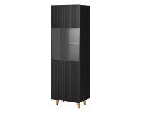 Display cabinet PAFOS 59,5 cm, black matt