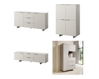 Chest of drawers ALMA 120 cm, sandy beige